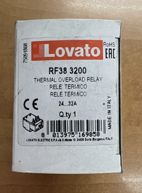 LovatoRF383200ThermalOverloadRelay24-32Amps**NEWIN