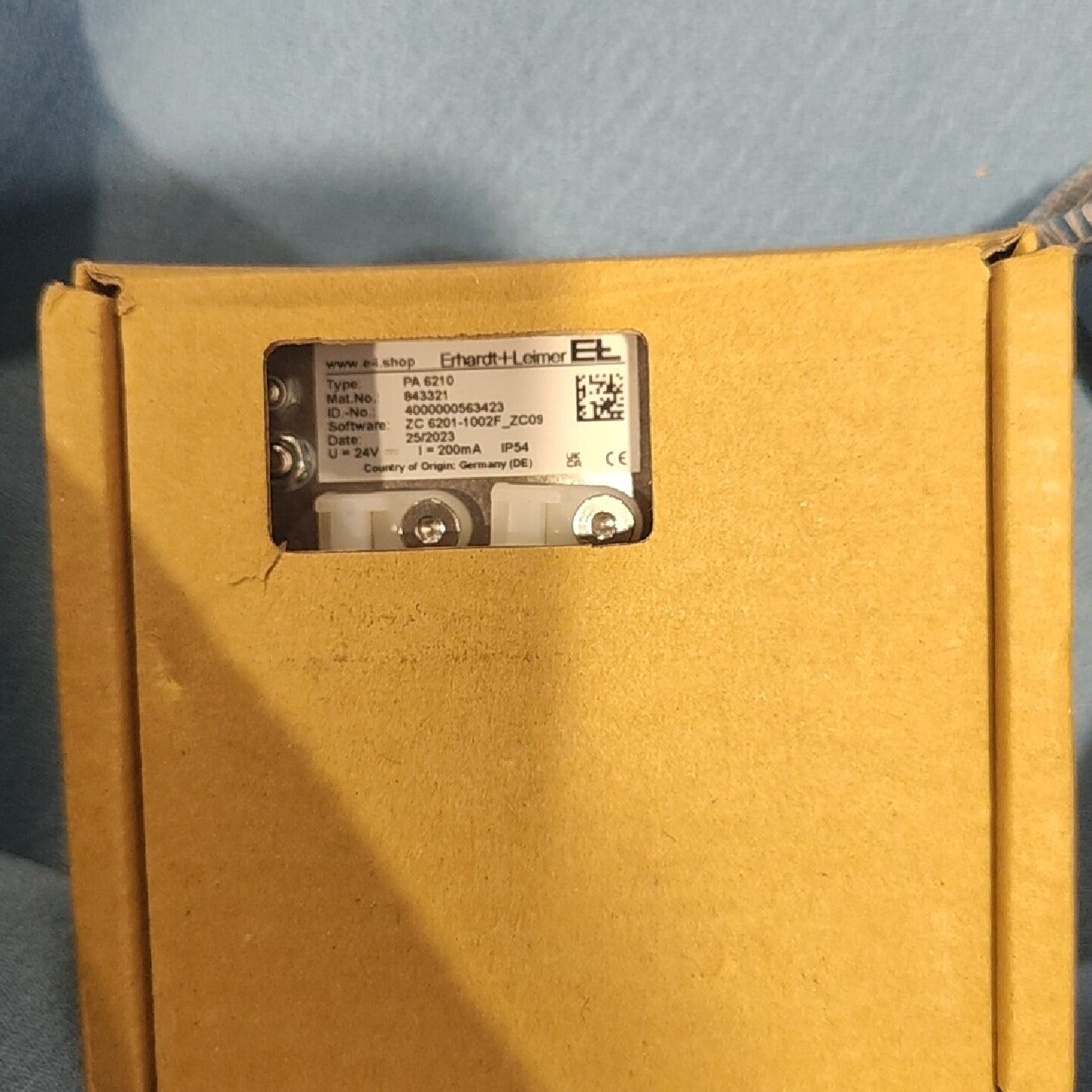 德国EL莱默尔张力放大器PA6210型号P拍前询价