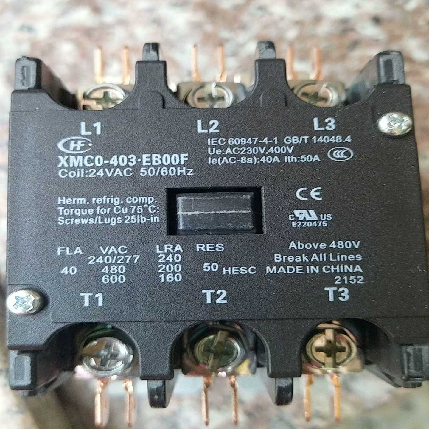 XMC0-403.EB00F宏发交流24VAC接触器，订询价