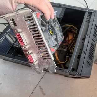 议价gtx750ti4g显卡橙常好没清灰实物