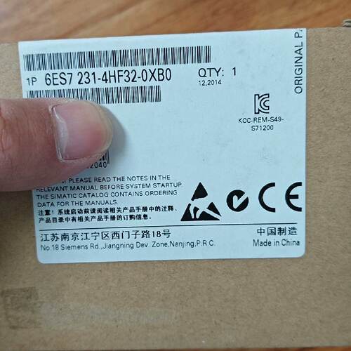 【询价】6es7231-4hf32-0xb0 模块，没