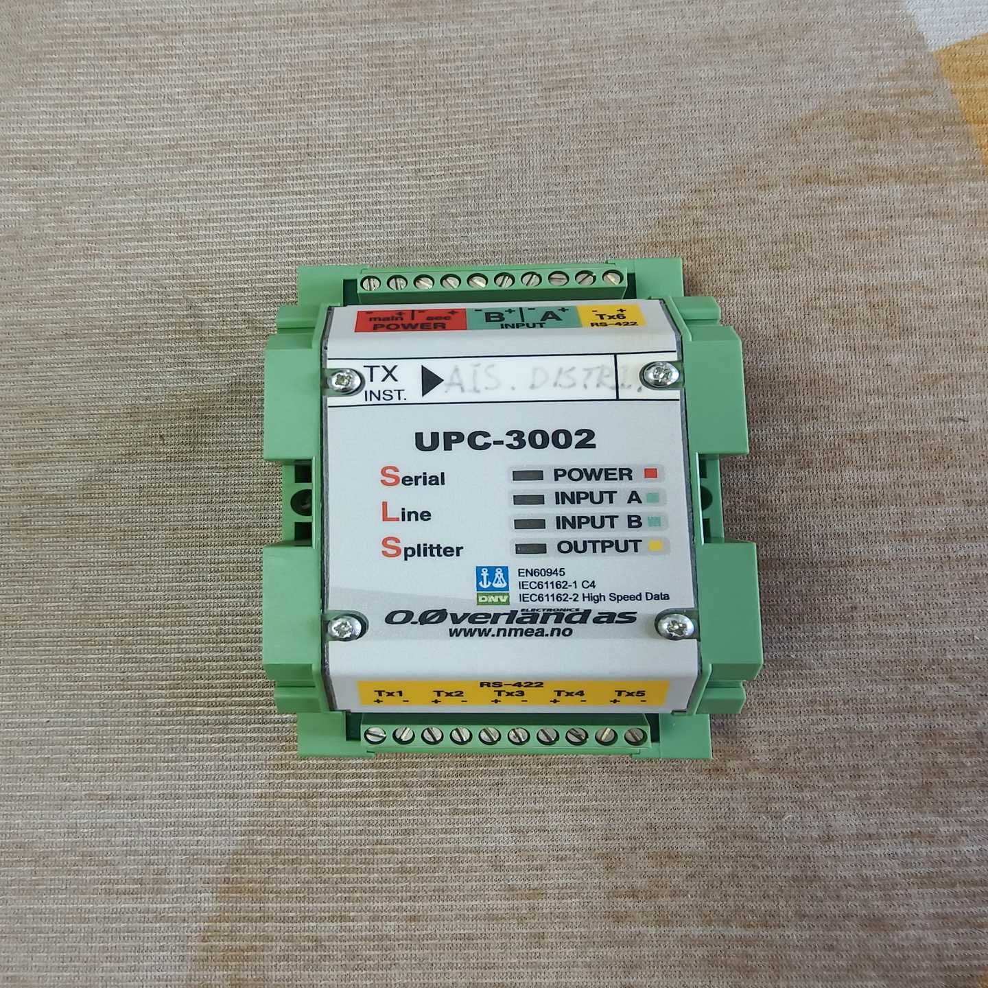 咨询-OverlandUPC-3002，串口信号分配器，二