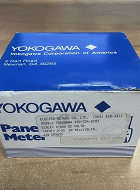 Yokogawa250-324-ECRXPanelMeter*NewinBox*