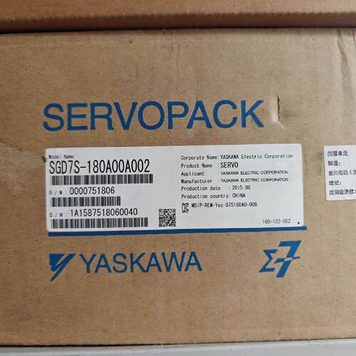 询价-安川YASKAWA伺服驱动器SGD7S180A00A0