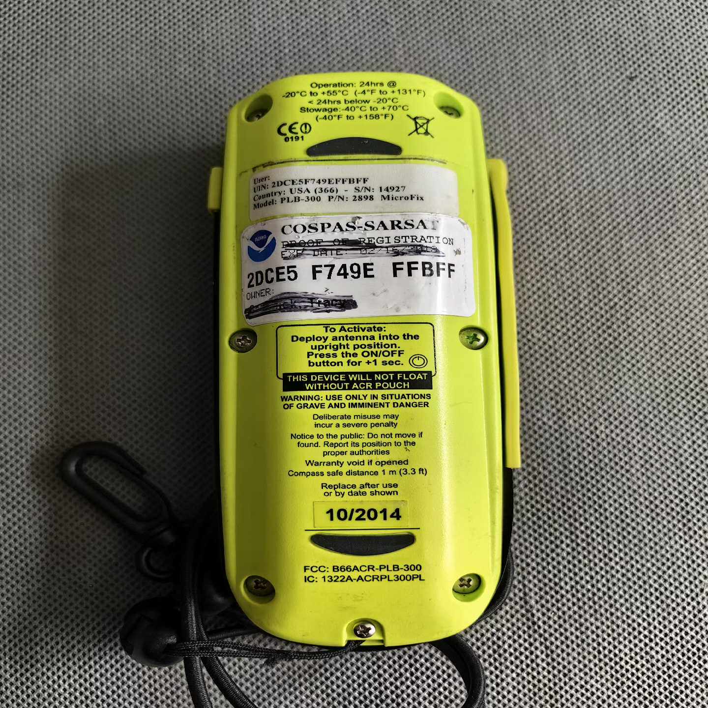 ACR MicroFix 406 PLB-300应急GPS~议价