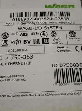 wago模块750-363750-347750-346询价