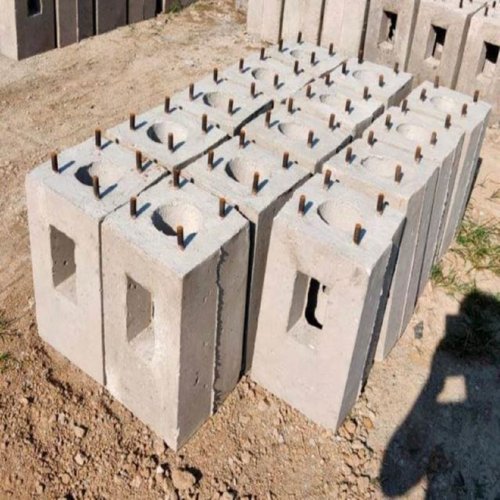 预埋水泥墩立杆监控立杆基础立杆预埋件定制充电桩水泥混凝土底座