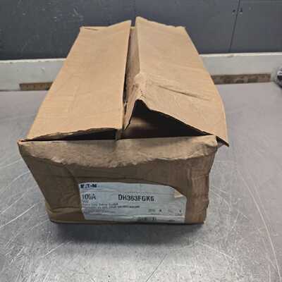 EATONDH363FGK6重型可熔安全开关100A600V3P60HZ全新带盒