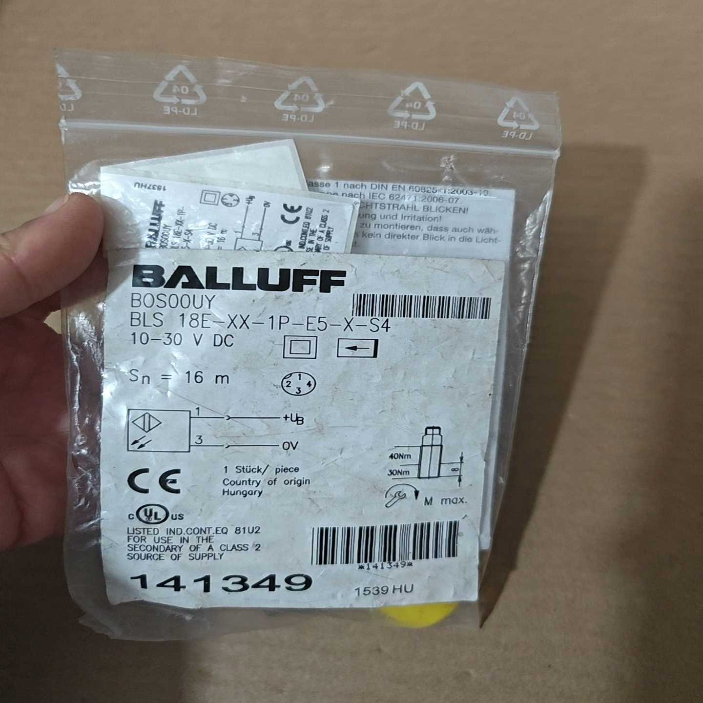 BALLUFFBOS00UY巴鲁夫光电开关传感器BL询价