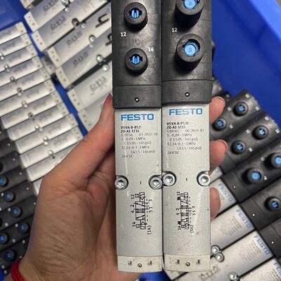FESTO 三位五通中泄电磁阀、订货号539161、型号VS议价
