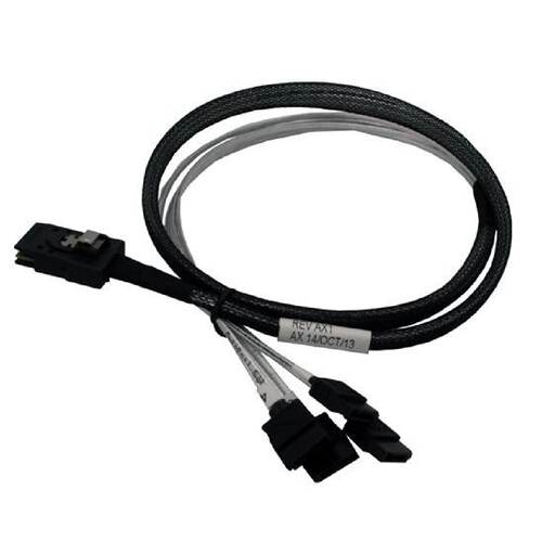 供应安费诺Mini SAS转sata线 线1转4 SFF-8087 TO SATA 3.0阵列卡