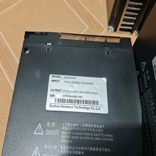 咨询-400w汇川伺服电机IS620NS2R8I，电机MS1H1-