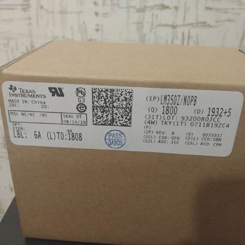 1800PCS LOTS of LM35DZNOPB Texas Instruments TEMPERATURE SEN
