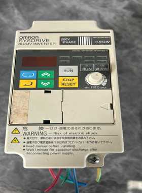 变频器3G3JV-AB004.0.55KW.拆询价