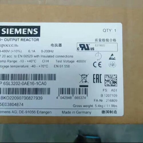 【询价】6SL3202-0AE16-1CA0