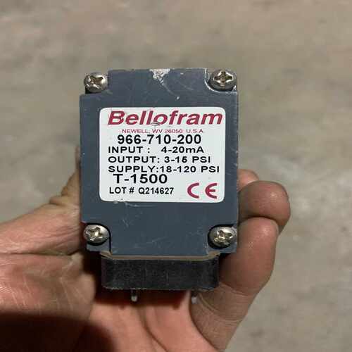 咨询-BELLOFRAM百乐福T-1500电气比例阀BeII