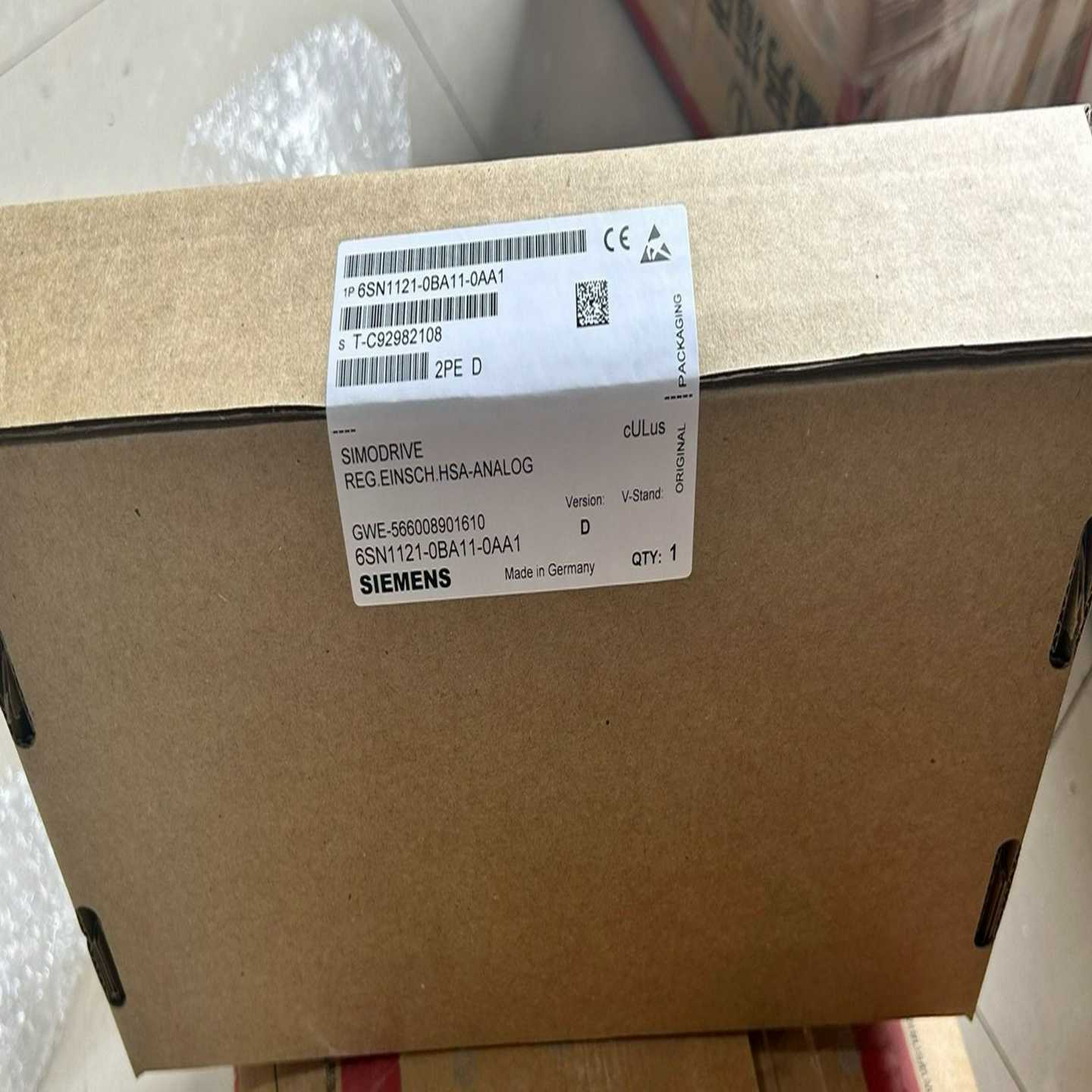 6SN1121-0BA11-0AA1驱动板轴卡议价