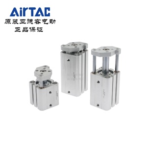 AirTAC亚德客超薄带导杆气缸TACQ25*5/10/15/20/25/30/35/40/50-S