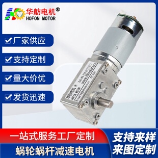 555涡轮蜗杆微型直流齿轮霍尔编码 4058 器减速电机现货