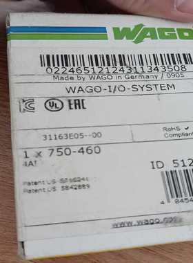 询价德国万可模块wago750-460750-461750-