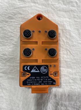 议价IFM易福门AC2470控制电源模组CompactLine M12 4DI T IR IP67