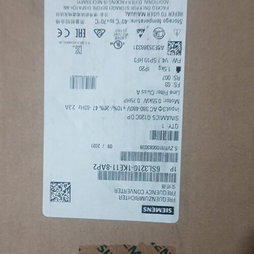 【询价】变频器6SL3210-1KE11-8AP2未拆