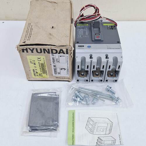 Hyundai UPB 100 H  MCP10OJ Molded Case Circuit Breaker 20A 3