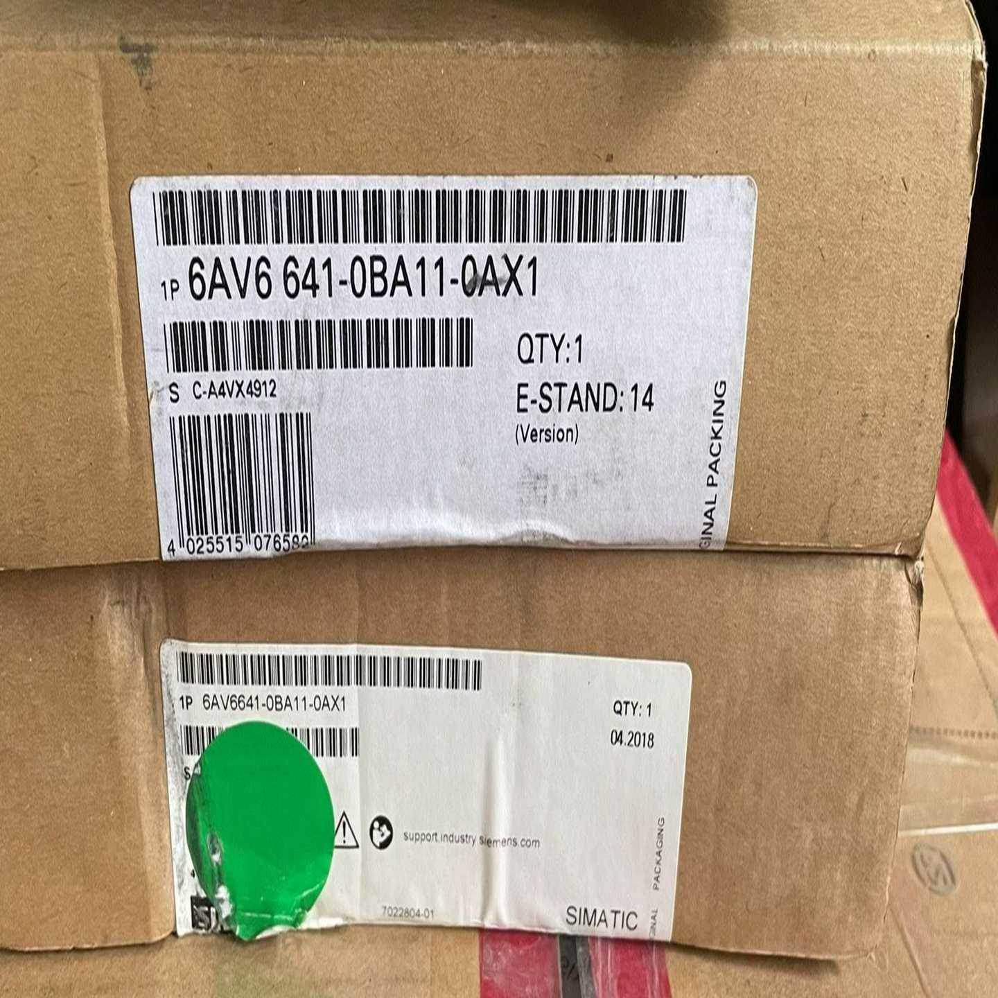 6AV6641-0BA11-0AX1两台未议价