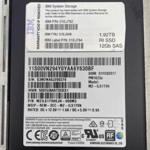 01EJ598 IBM 01EJ782 询 00VN294