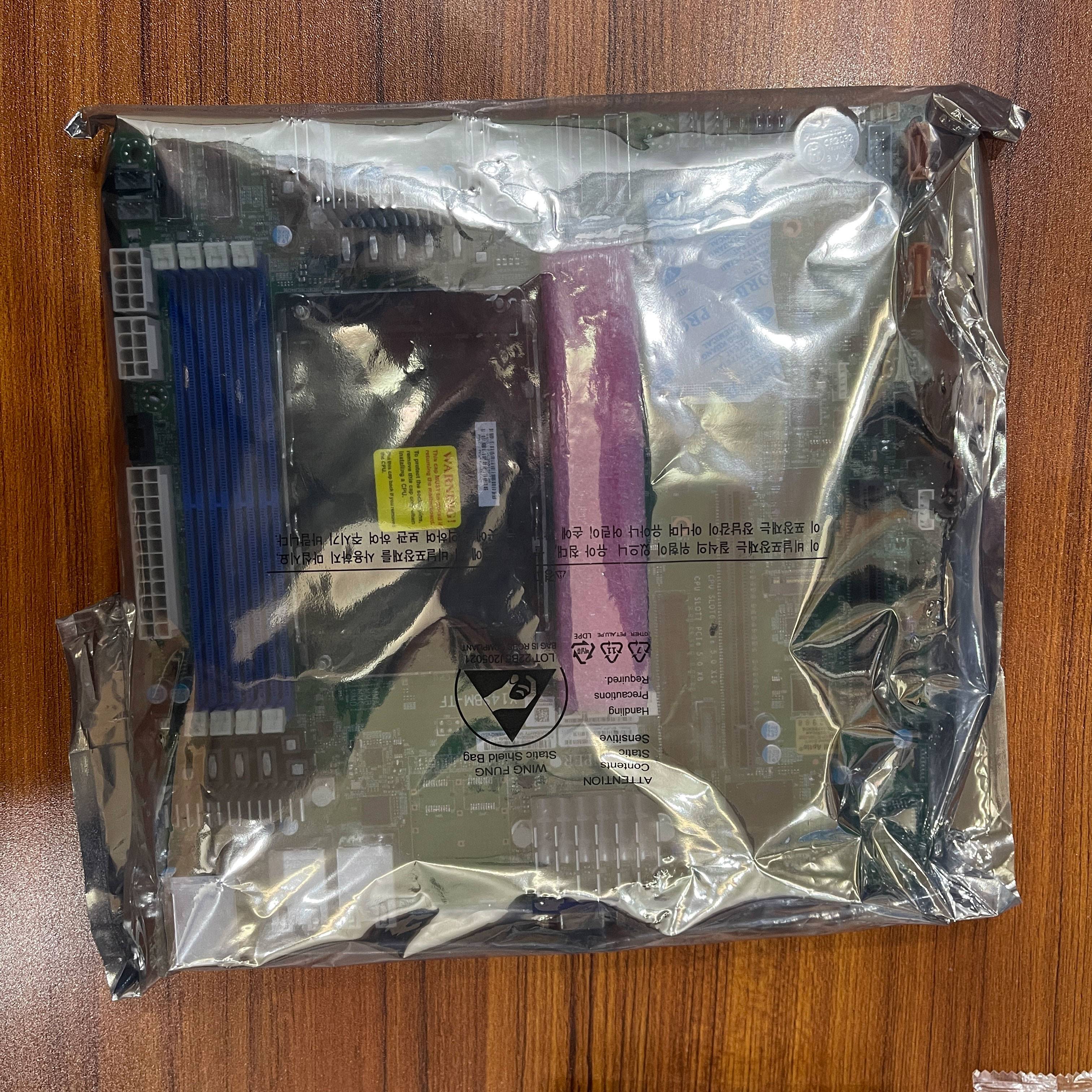 配件超微 X14SBM-TF 65006700 DDR5 双万兆 IPMI M2  matx 议价