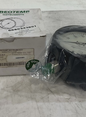 REOTEMP INSTRUMENTS  PSI PT45P1A2P22GT PRESSURE GAUGE GLY FI