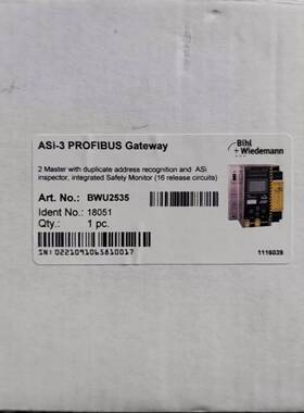 BWU2535，BihlWiedemann必威AS-i询价