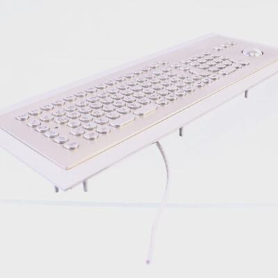 INDUKEY KV14007 InduSteel Trackball Tastatur