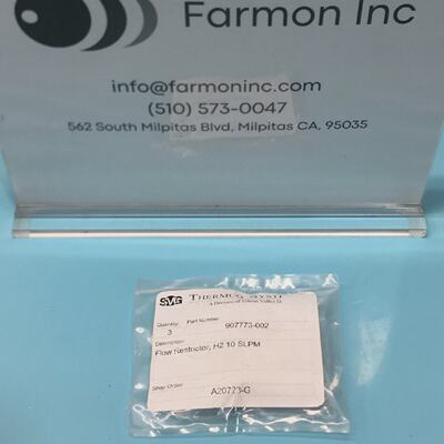 3 Silicon Valley Group SVG 907773002 Flow Restrictor h2 10 S