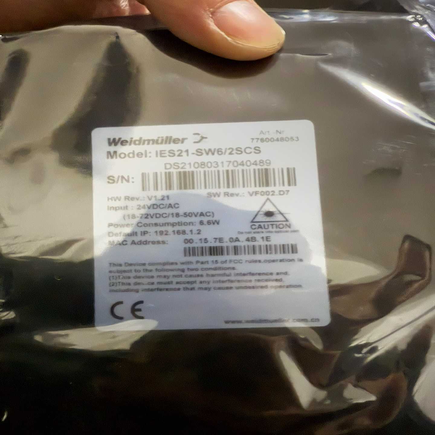 ies21-sw6/2scs魏德米勒交换机询价