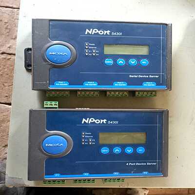 议价MOXA串口服务员NPOrt5430I！成色如图！配件价格出