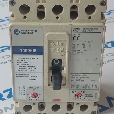 Allen Bradley 140MI8ED16 Moteur Protection Disjoncteur 160A