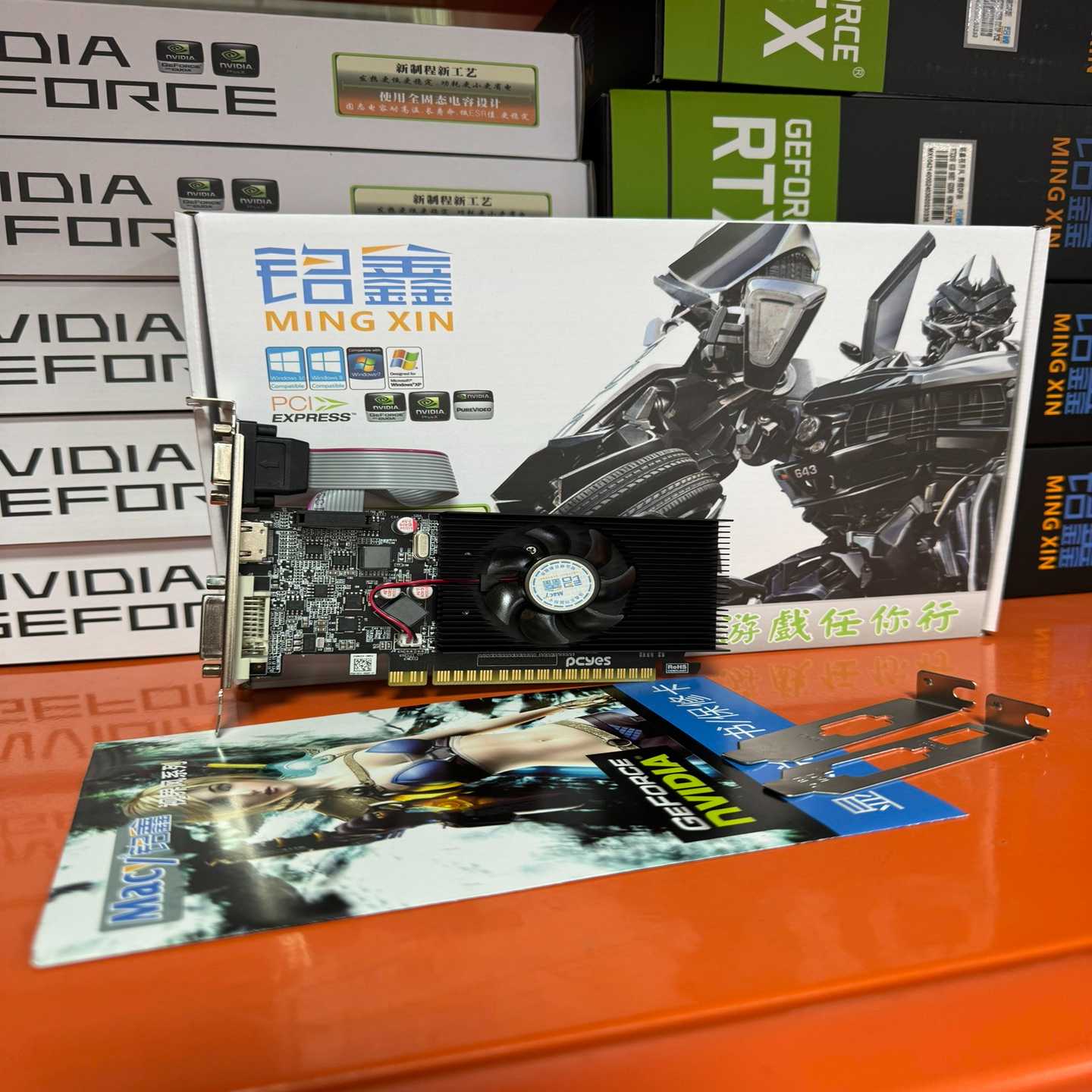 全新铭鑫显卡/GT610NBLP2GDDR3独立显卡--议价商品