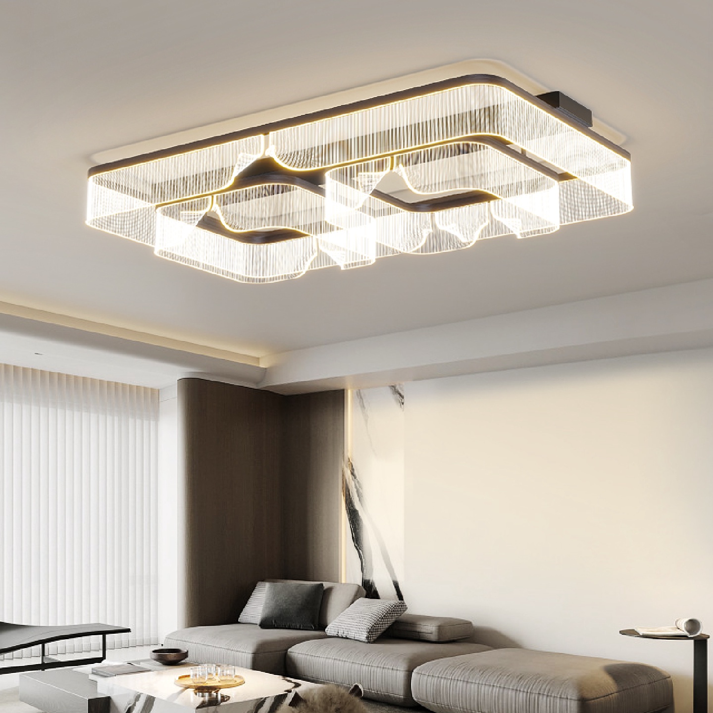 客厅灯现代简约大气家用led吸顶灯具创意轻奢大灯2025年新款