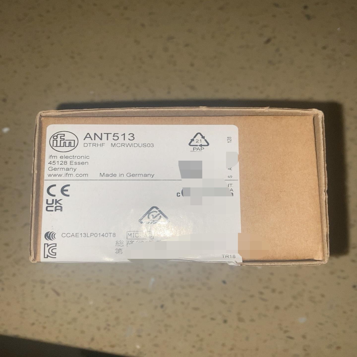 【请询价】全新易福门假一罚十 IFM ANT513传感器读写头现货