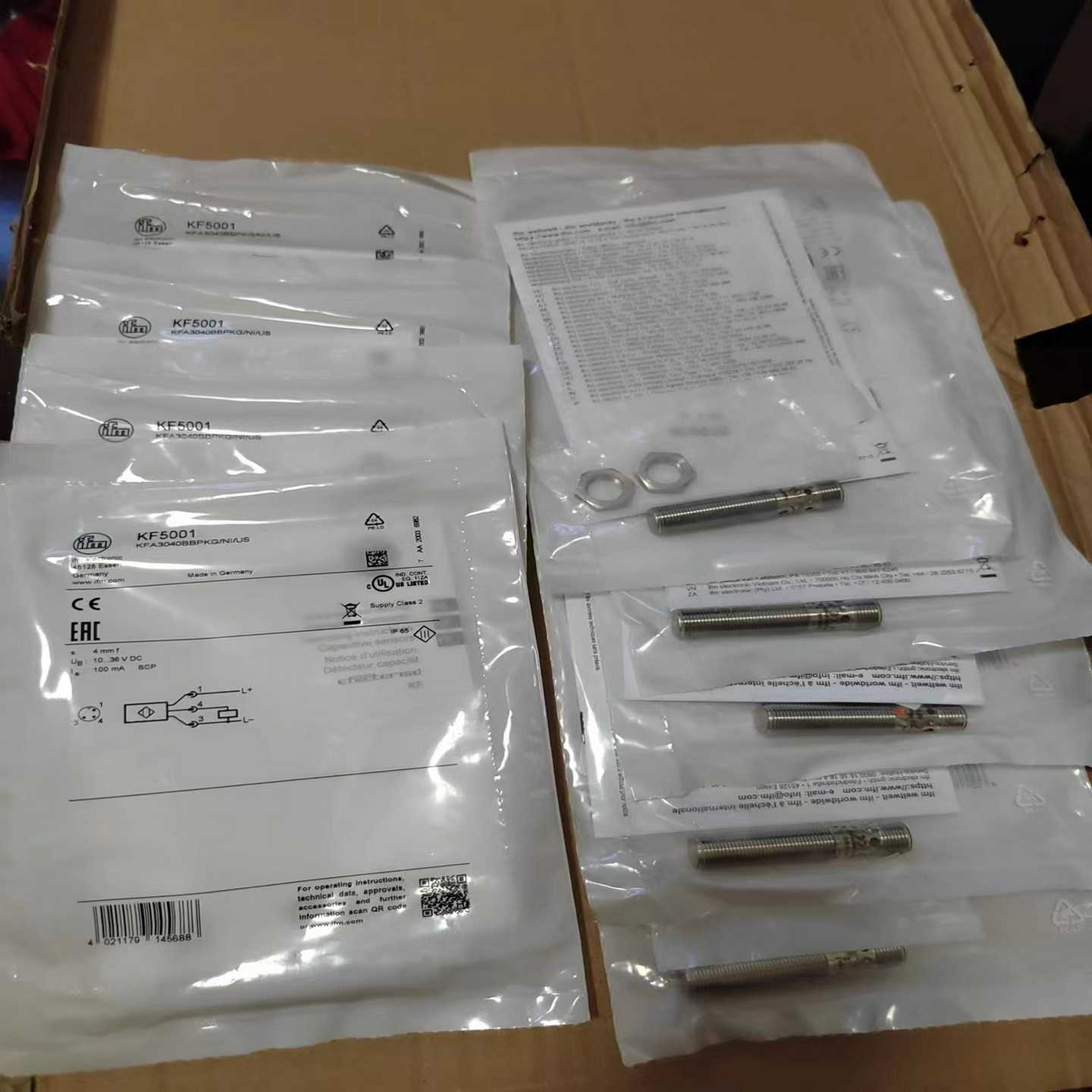 [hot]德国IFM/易福门电容式接近开关KF5001，实物询价