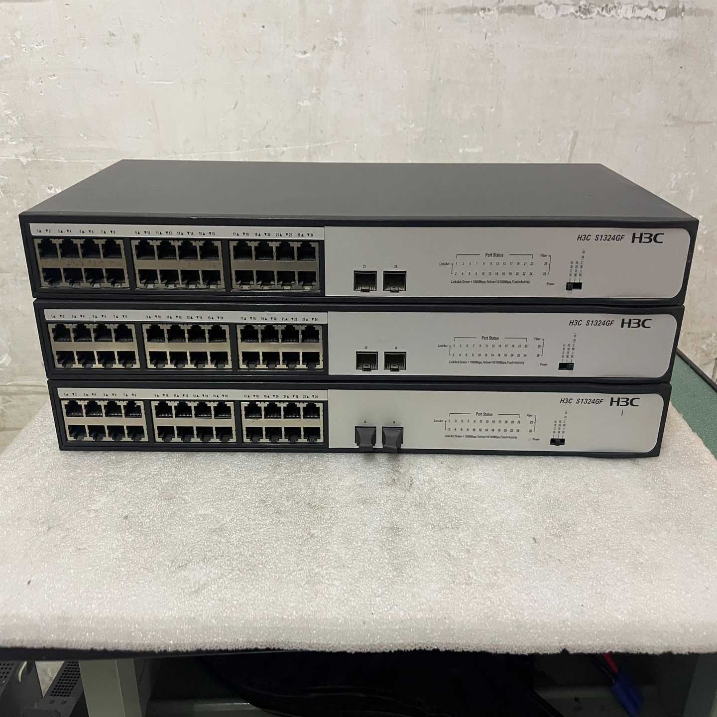 询价~H3C s1224F ms4024p S1324GF 24口