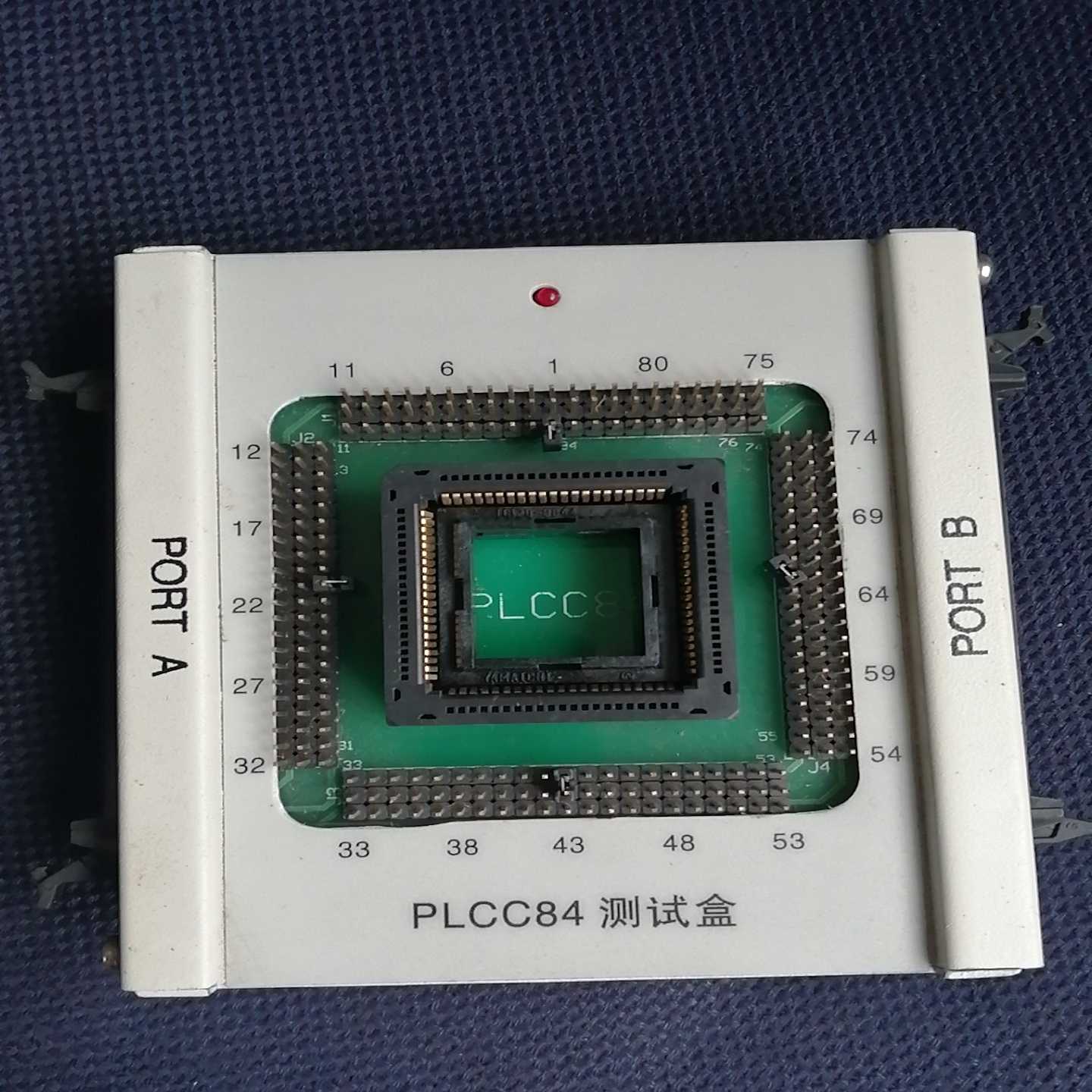 PLCC84测试盒适用