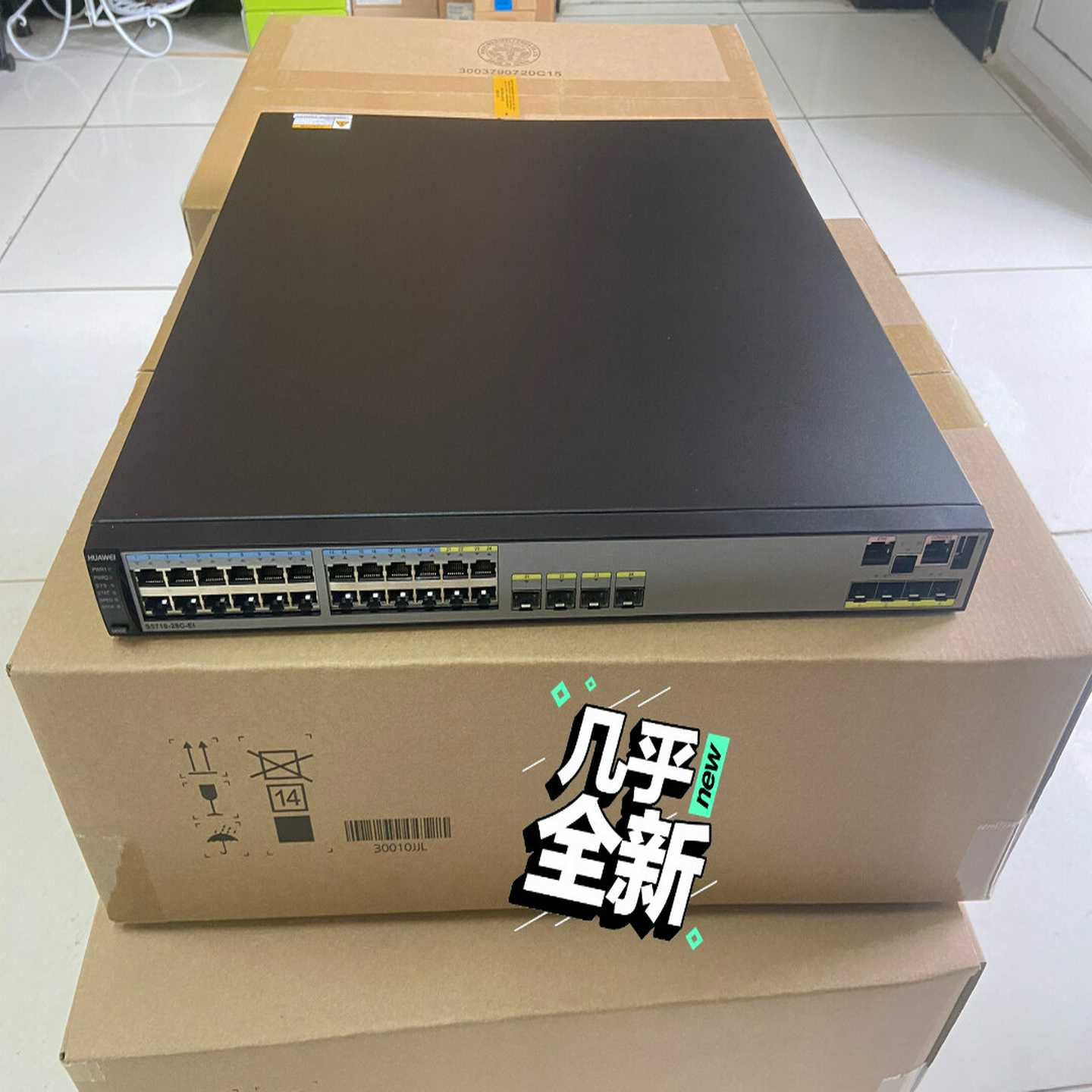询价~华为S5710-28C-EI，机器己测试完好，恢复了默认设置