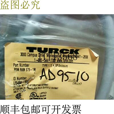 供应图尔克 RSMRKM579-1M 网络 Mini 线组 5P 母头公头 Stra