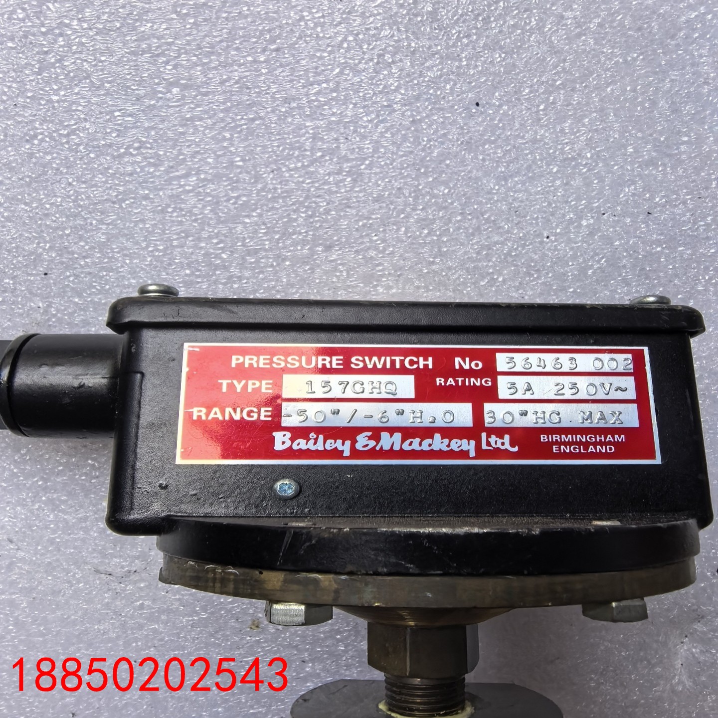 【请询价】洁定Getinge高温蒸汽灭菌器压力开关157GHQ二手