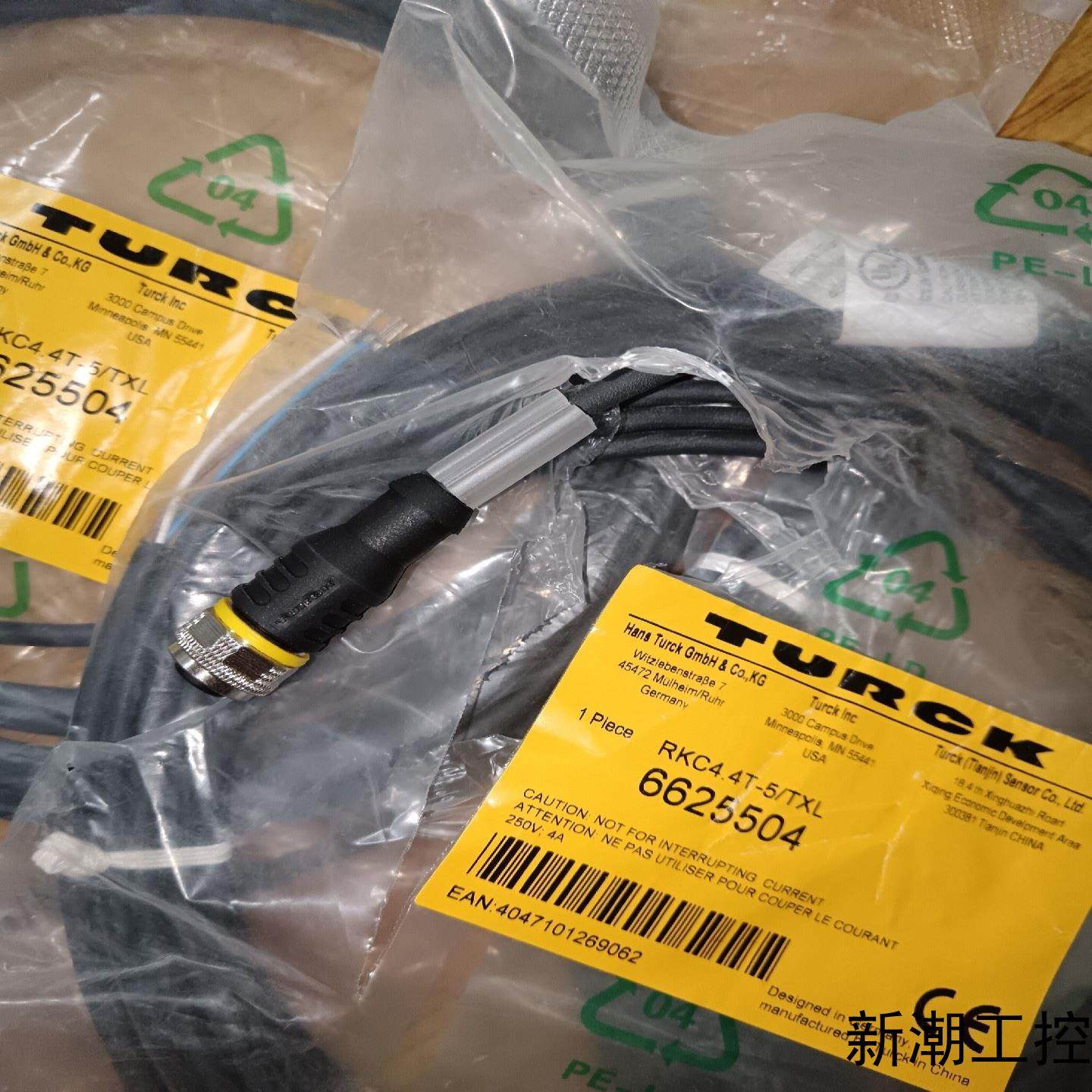 图尔克M12接插线RKC44T-5TXL 6625504议价商品