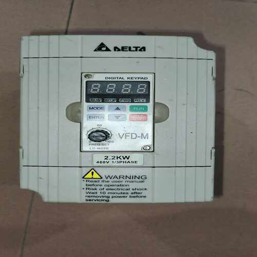 询价台达变频器380V2.2KWVFD022M43B，成色如