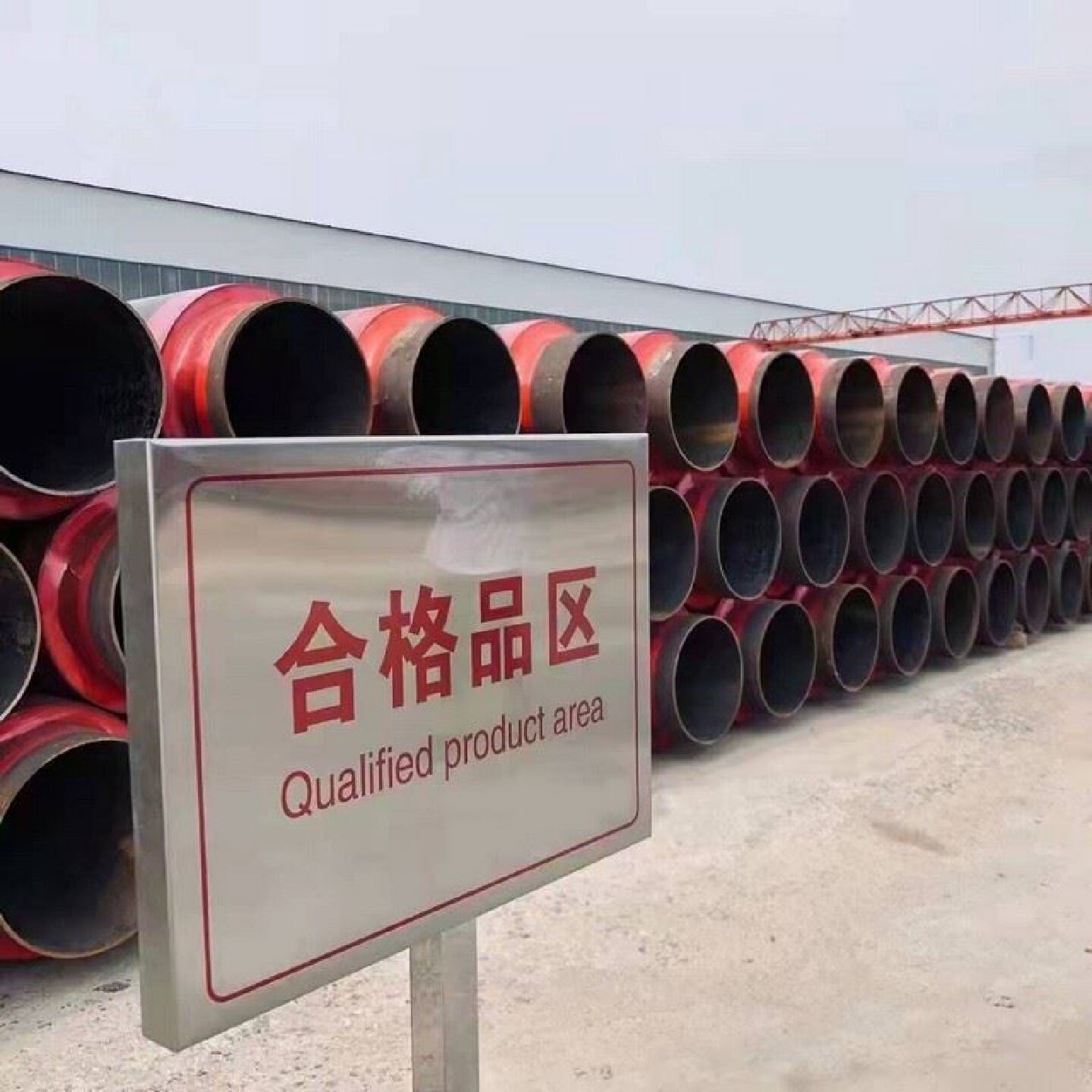 钢套钢蒸汽保温钢管预制直埋保温管热力管道无缝焊接蒸汽保温管道