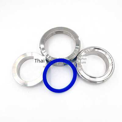 304卫生级SMS活接头圆螺纹焊接对焊T型油任活结不锈钢由壬3851